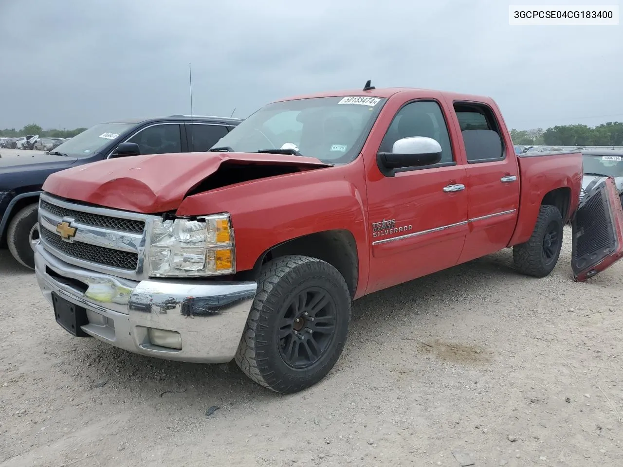 2012 Chevrolet Silverado C1500 Lt VIN: 3GCPCSE04CG183400 Lot: 50133474