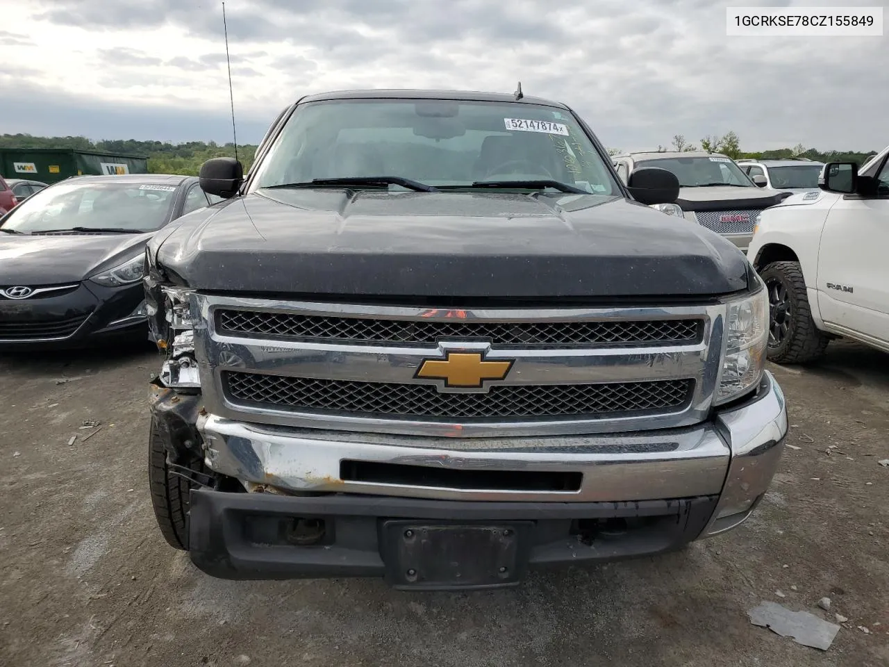 1GCRKSE78CZ155849 2012 Chevrolet Silverado K1500 Lt