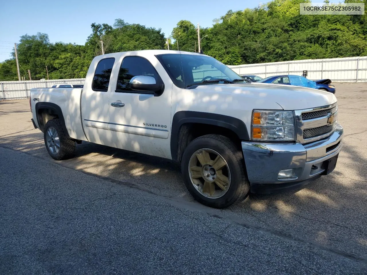 2012 Chevrolet Silverado K1500 Lt VIN: 1GCRKSE75CZ305982 Lot: 57835174