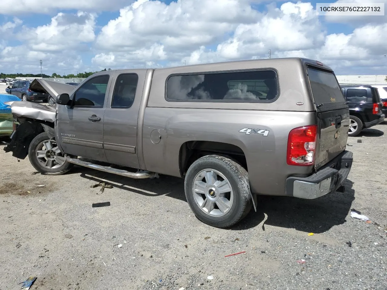 2012 Chevrolet Silverado K1500 Lt VIN: 1GCRKSE76CZ227132 Lot: 58964824