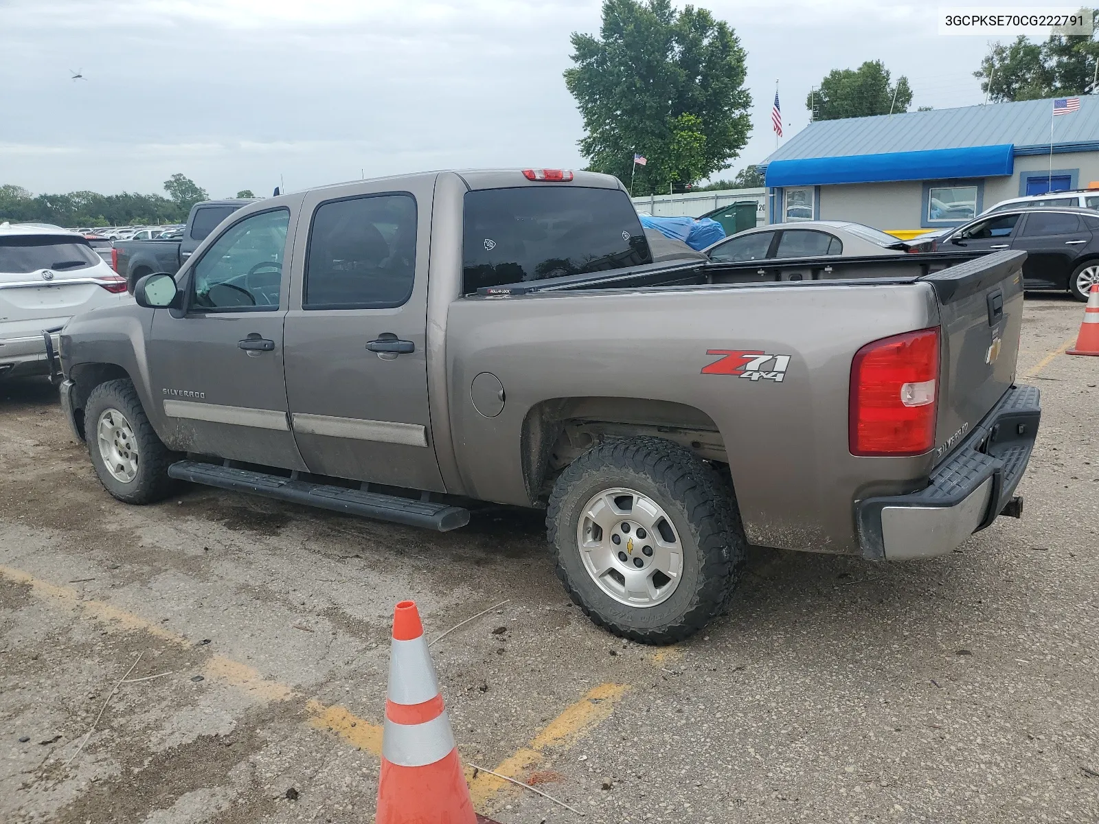 2012 Chevrolet Silverado K1500 Lt VIN: 3GCPKSE70CG222791 Lot: 60527984