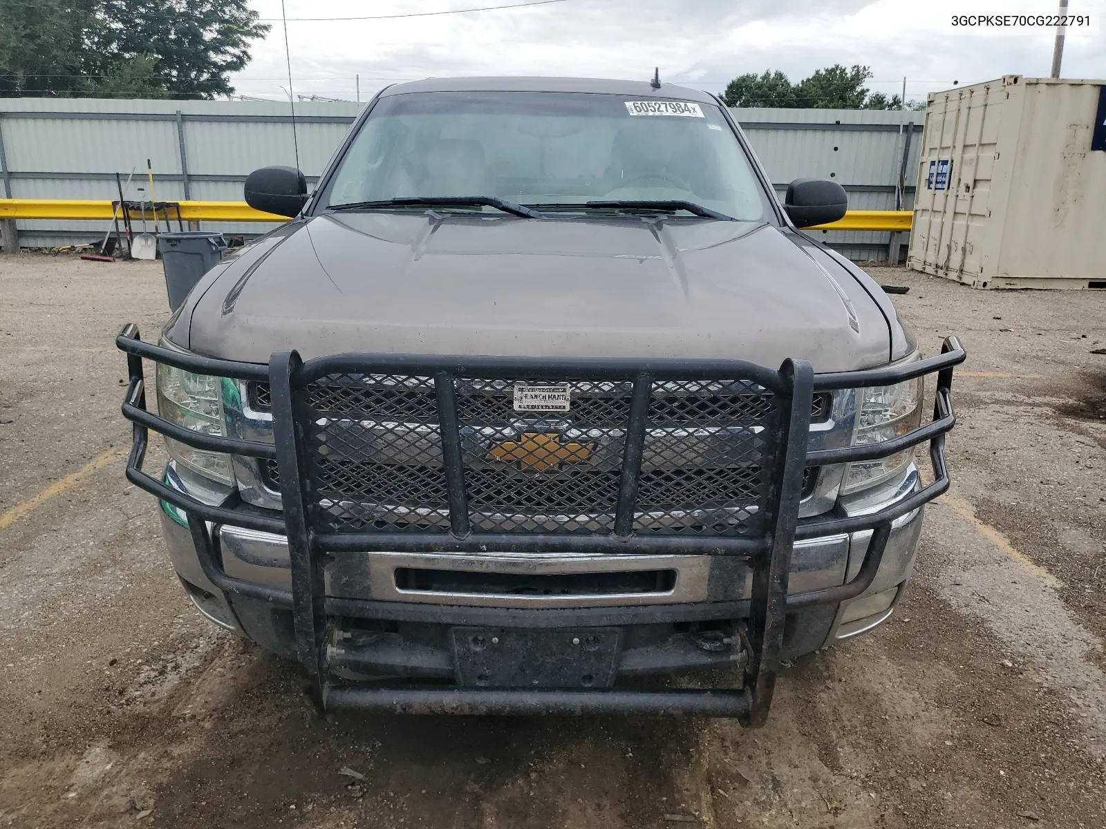 2012 Chevrolet Silverado K1500 Lt VIN: 3GCPKSE70CG222791 Lot: 60527984