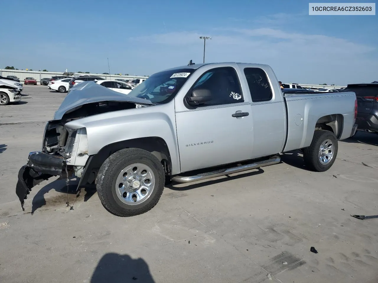 2012 Chevrolet Silverado C1500 Ls VIN: 1GCRCREA6CZ352603 Lot: 60725924