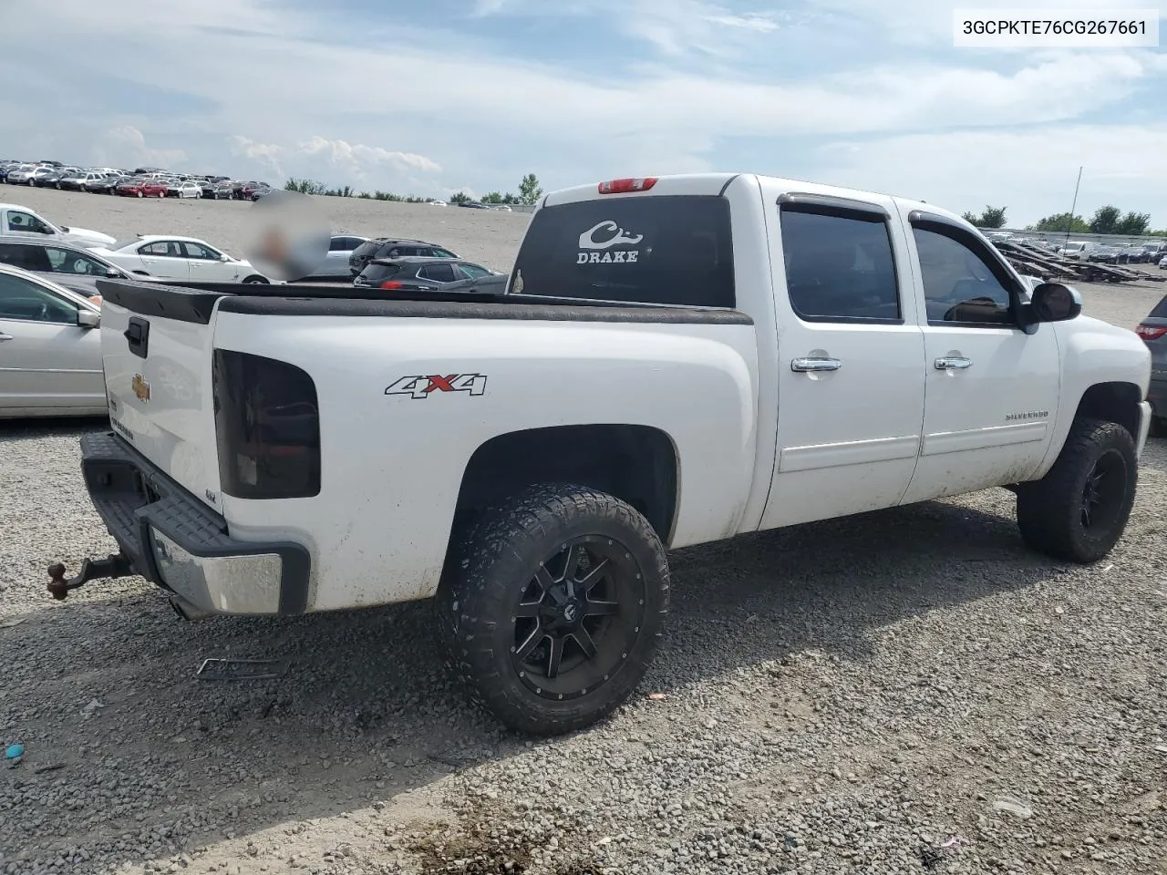 2012 Chevrolet Silverado K1500 Ltz VIN: 3GCPKTE76CG267661 Lot: 61277564