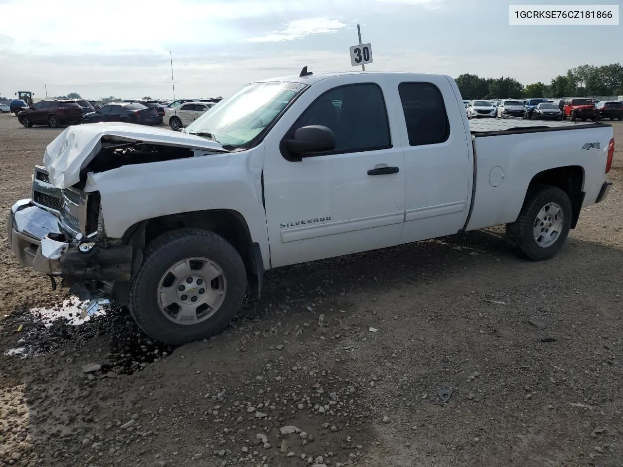 2012 Chevrolet Silverado K1500 Lt VIN: 1GCRKSE76CZ181866 Lot: 61930054