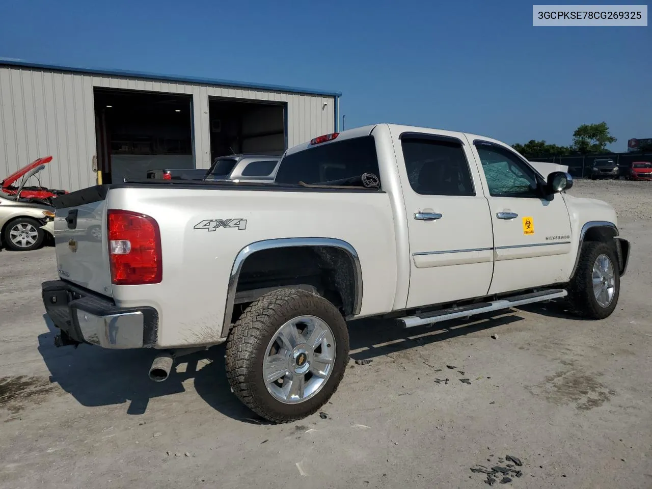 2012 Chevrolet Silverado K1500 Lt VIN: 3GCPKSE78CG269325 Lot: 62812944