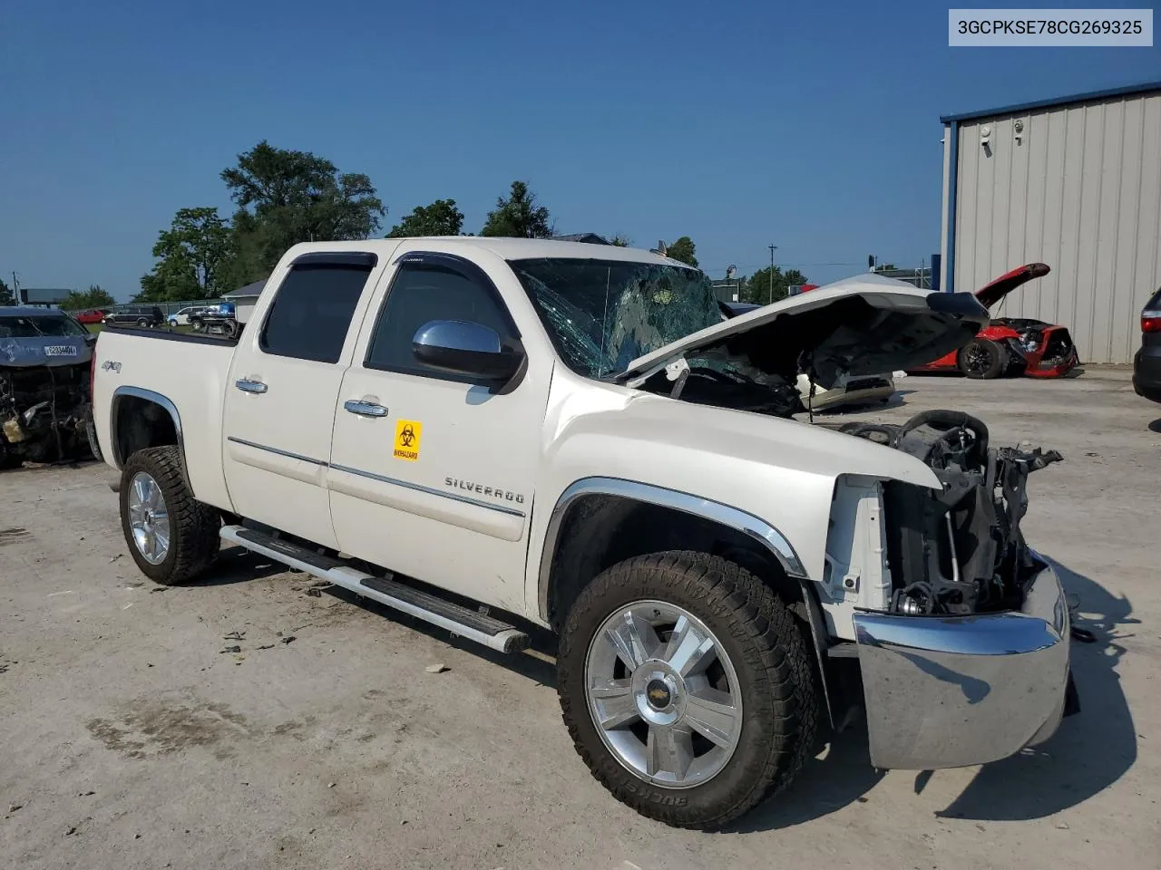 2012 Chevrolet Silverado K1500 Lt VIN: 3GCPKSE78CG269325 Lot: 62812944