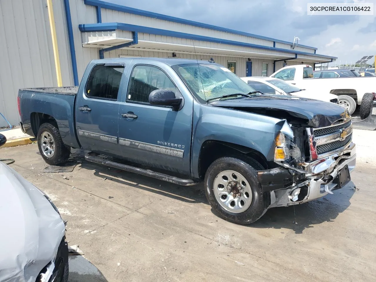 2012 Chevrolet Silverado C1500 Ls VIN: 3GCPCREA1CG106422 Lot: 63532124