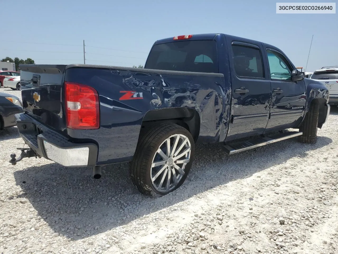 2012 Chevrolet Silverado C1500 Lt VIN: 3GCPCSE02CG266940 Lot: 63871364