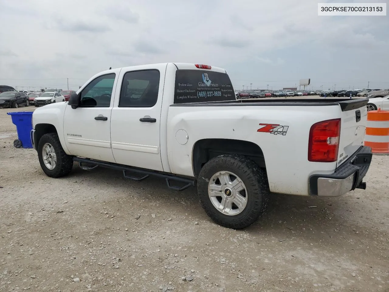 2012 Chevrolet Silverado K1500 Lt VIN: 3GCPKSE70CG213153 Lot: 64255124