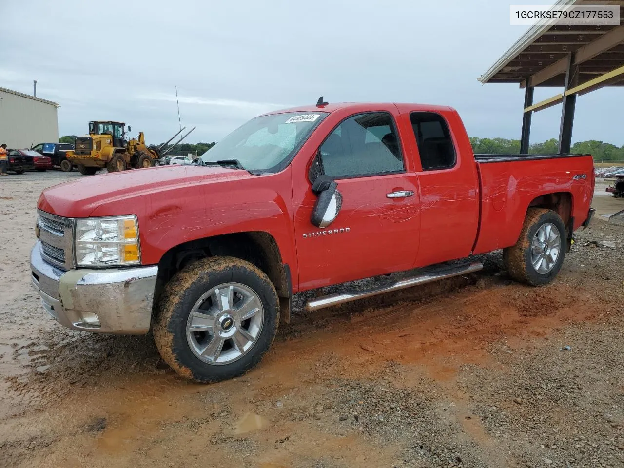 2012 Chevrolet Silverado K1500 Lt VIN: 1GCRKSE79CZ177553 Lot: 64485444