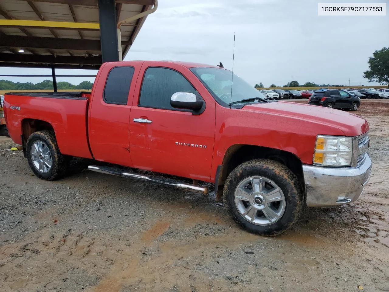 2012 Chevrolet Silverado K1500 Lt VIN: 1GCRKSE79CZ177553 Lot: 64485444