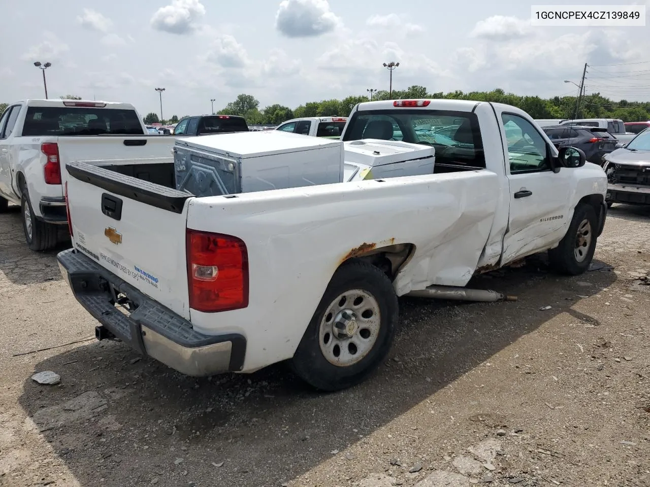 2012 Chevrolet Silverado C1500 VIN: 1GCNCPEX4CZ139849 Lot: 64572364