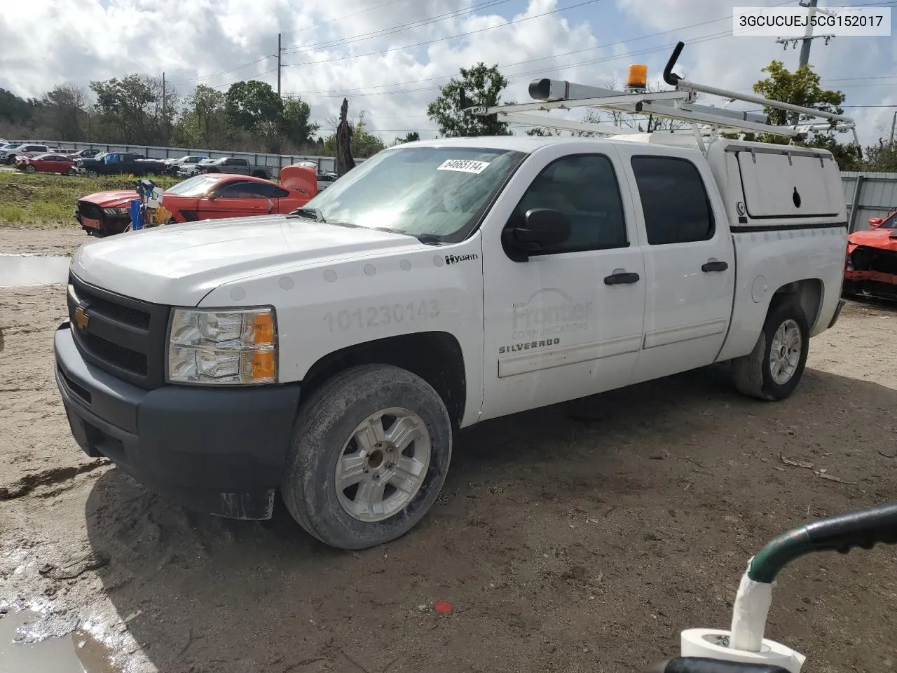 2012 Chevrolet Silverado C1500 Hybrid VIN: 3GCUCUEJ5CG152017 Lot: 64665114