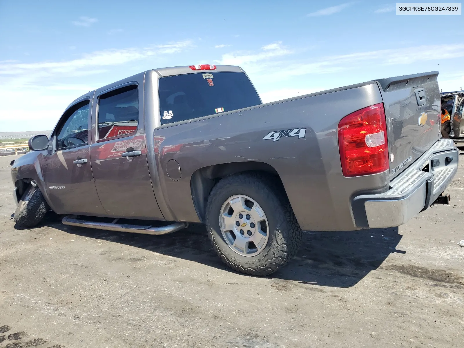 2012 Chevrolet Silverado K1500 Lt VIN: 3GCPKSE76CG247839 Lot: 65650774