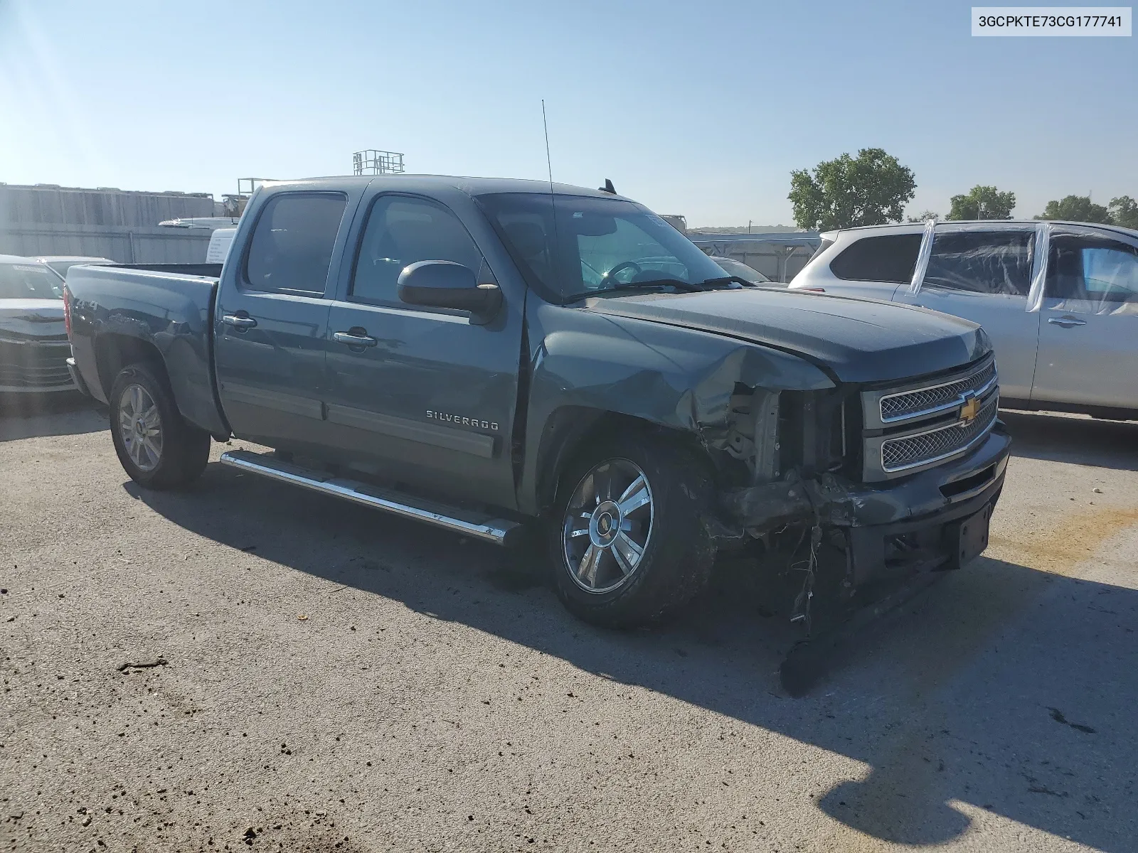 2012 Chevrolet Silverado K1500 Ltz VIN: 3GCPKTE73CG177741 Lot: 65737274