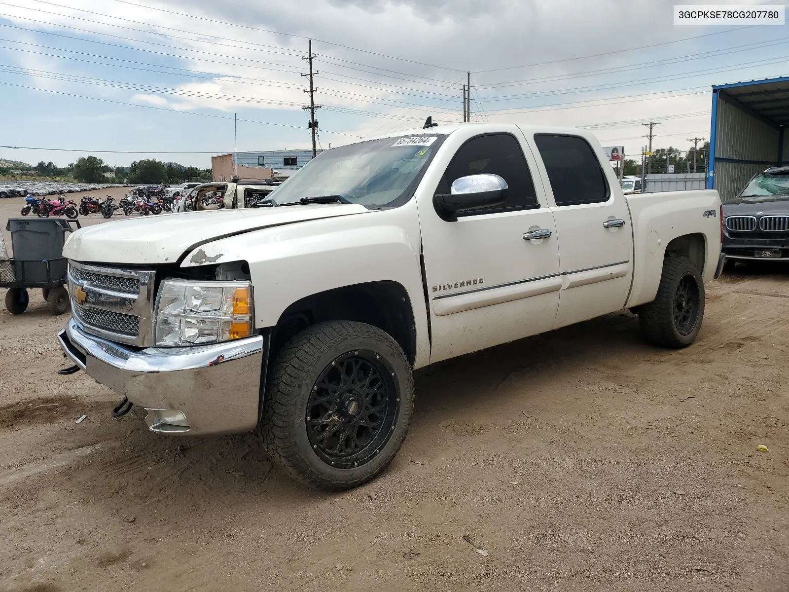 2012 Chevrolet Silverado K1500 Lt VIN: 3GCPKSE78CG207780 Lot: 65784264