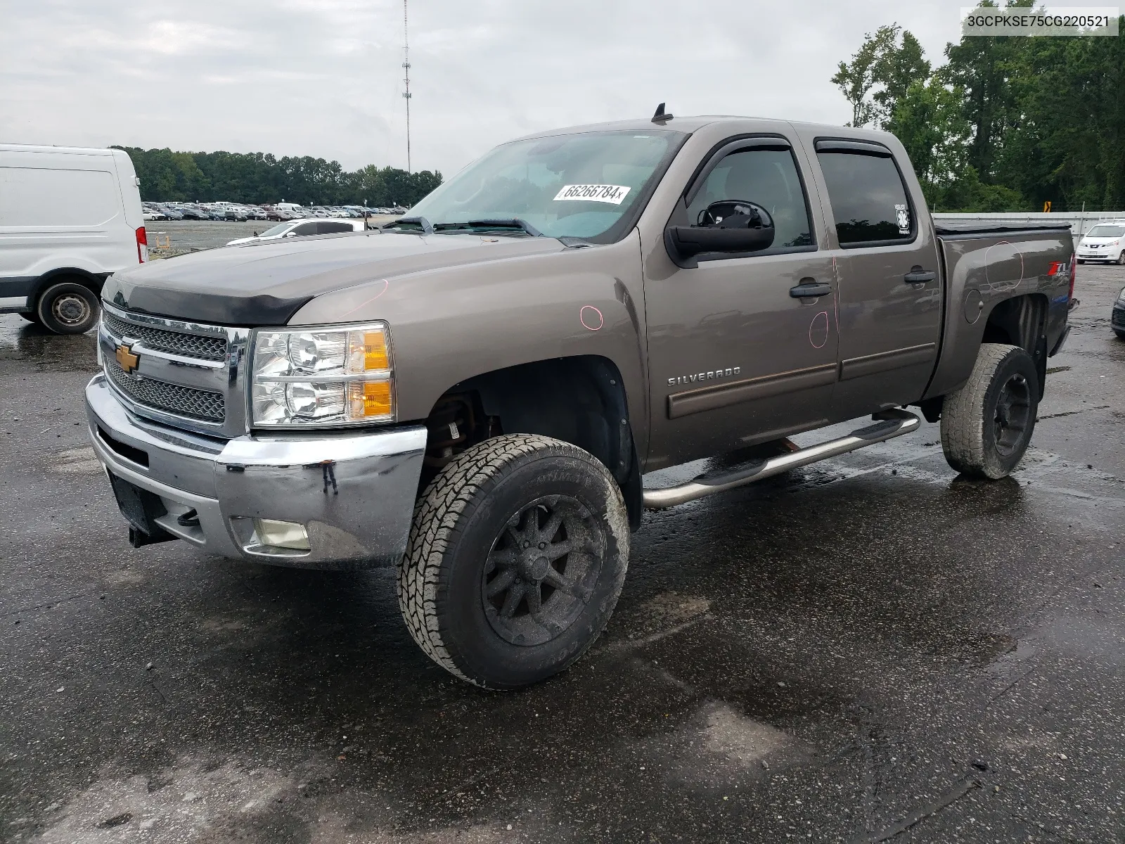 2012 Chevrolet Silverado K1500 Lt VIN: 3GCPKSE75CG220521 Lot: 66266784