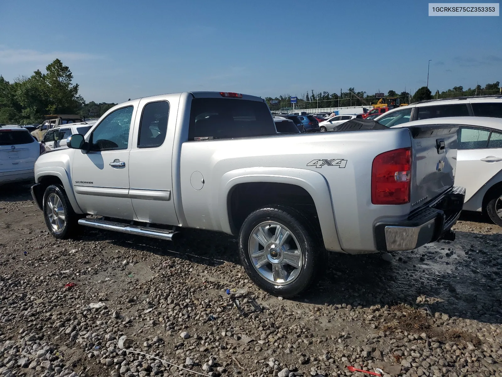 2012 Chevrolet Silverado K1500 Lt VIN: 1GCRKSE75CZ353353 Lot: 66320514