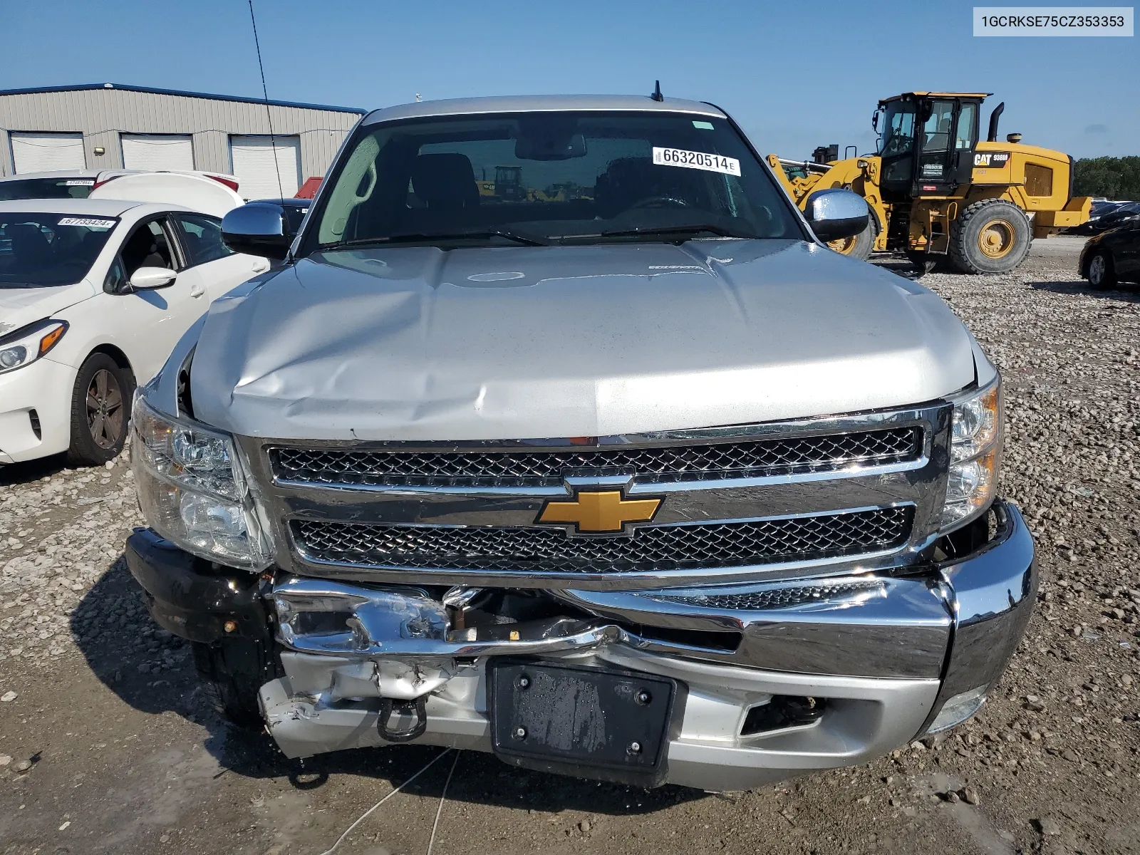 2012 Chevrolet Silverado K1500 Lt VIN: 1GCRKSE75CZ353353 Lot: 66320514