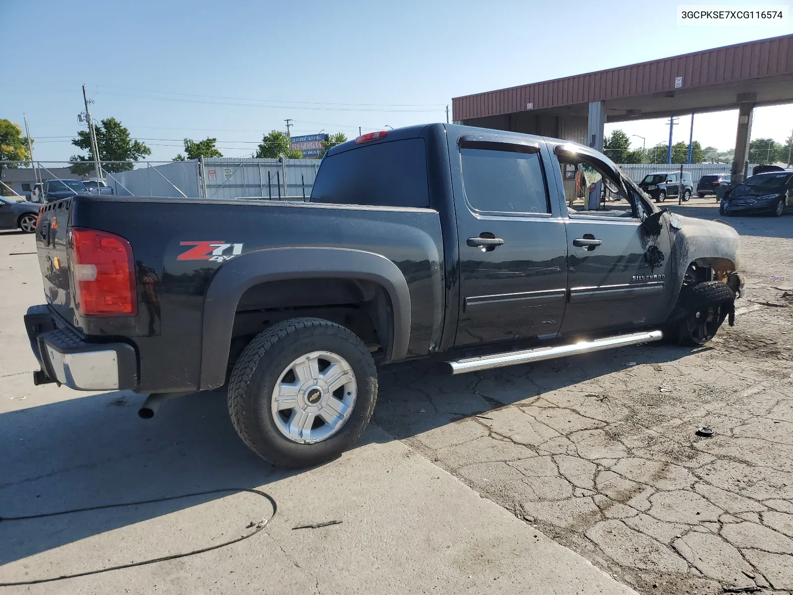 2012 Chevrolet Silverado K1500 Lt VIN: 3GCPKSE7XCG116574 Lot: 66855684