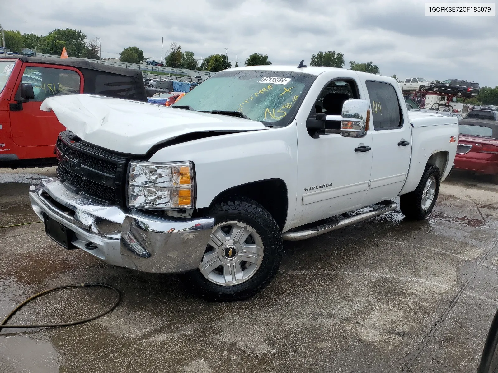 1GCPKSE72CF185079 2012 Chevrolet Silverado K1500 Lt