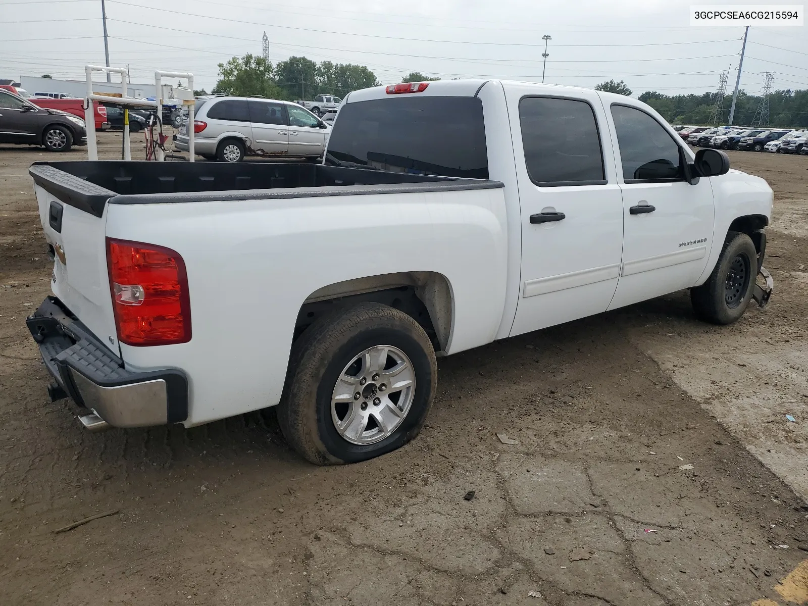 2012 Chevrolet Silverado C1500 Lt VIN: 3GCPCSEA6CG215594 Lot: 67639334