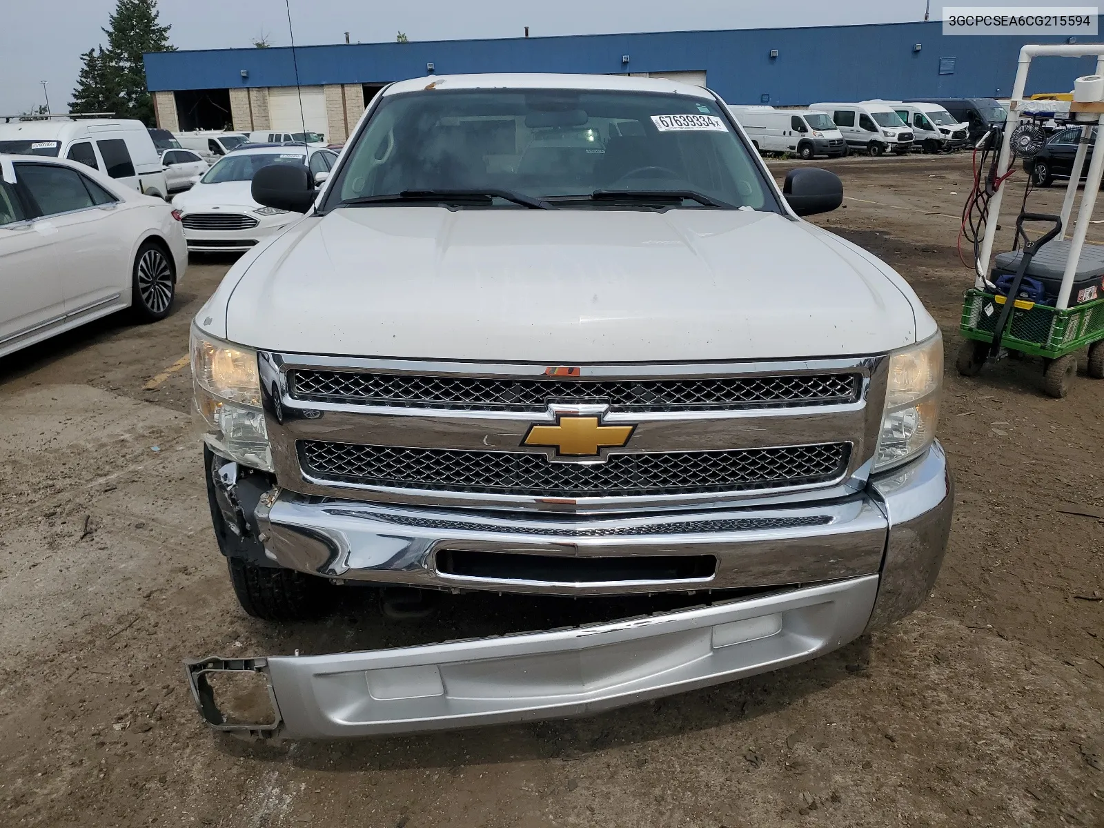 2012 Chevrolet Silverado C1500 Lt VIN: 3GCPCSEA6CG215594 Lot: 67639334