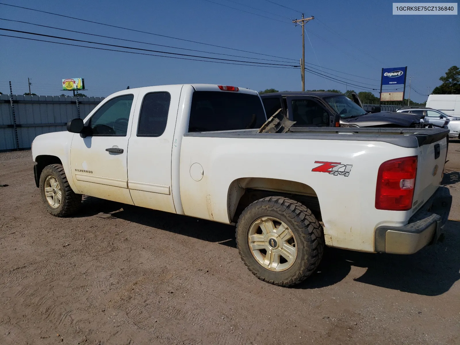 2012 Chevrolet Silverado K1500 Lt VIN: 1GCRKSE75CZ136840 Lot: 67695794