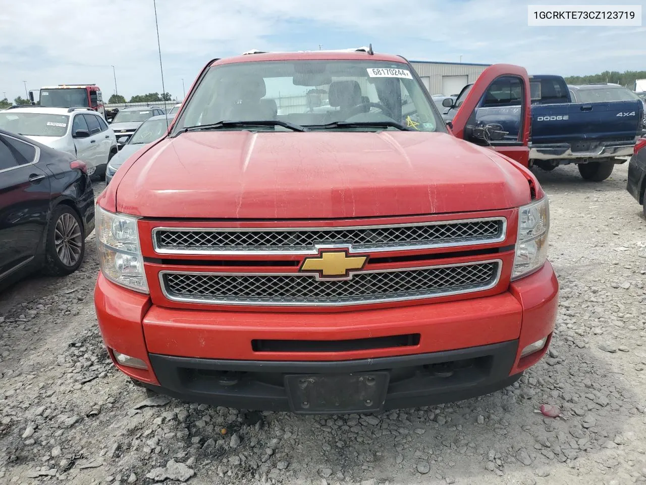 2012 Chevrolet Silverado K1500 Ltz VIN: 1GCRKTE73CZ123719 Lot: 68170244