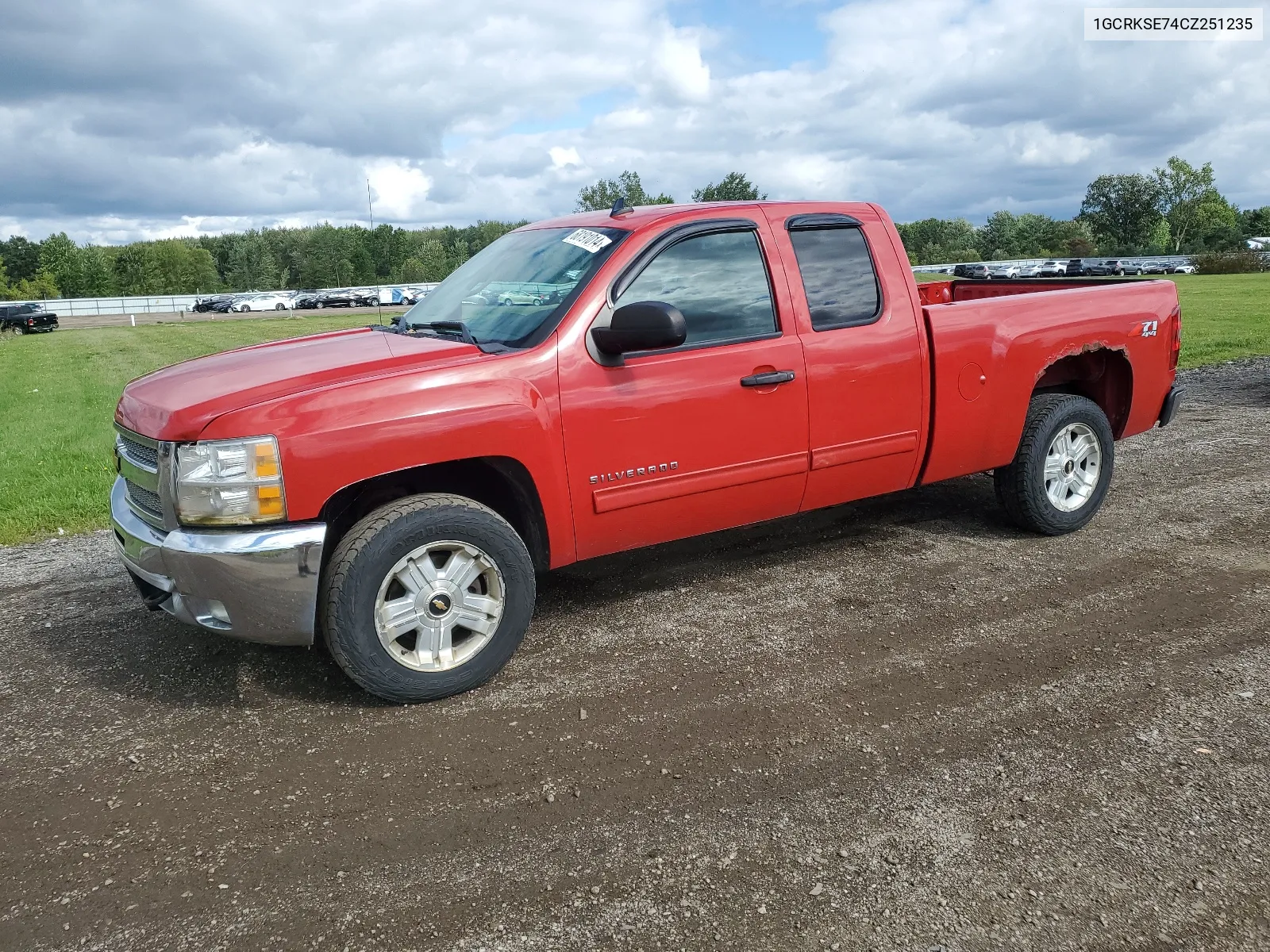 2012 Chevrolet Silverado K1500 Lt VIN: 1GCRKSE74CZ251235 Lot: 68191014