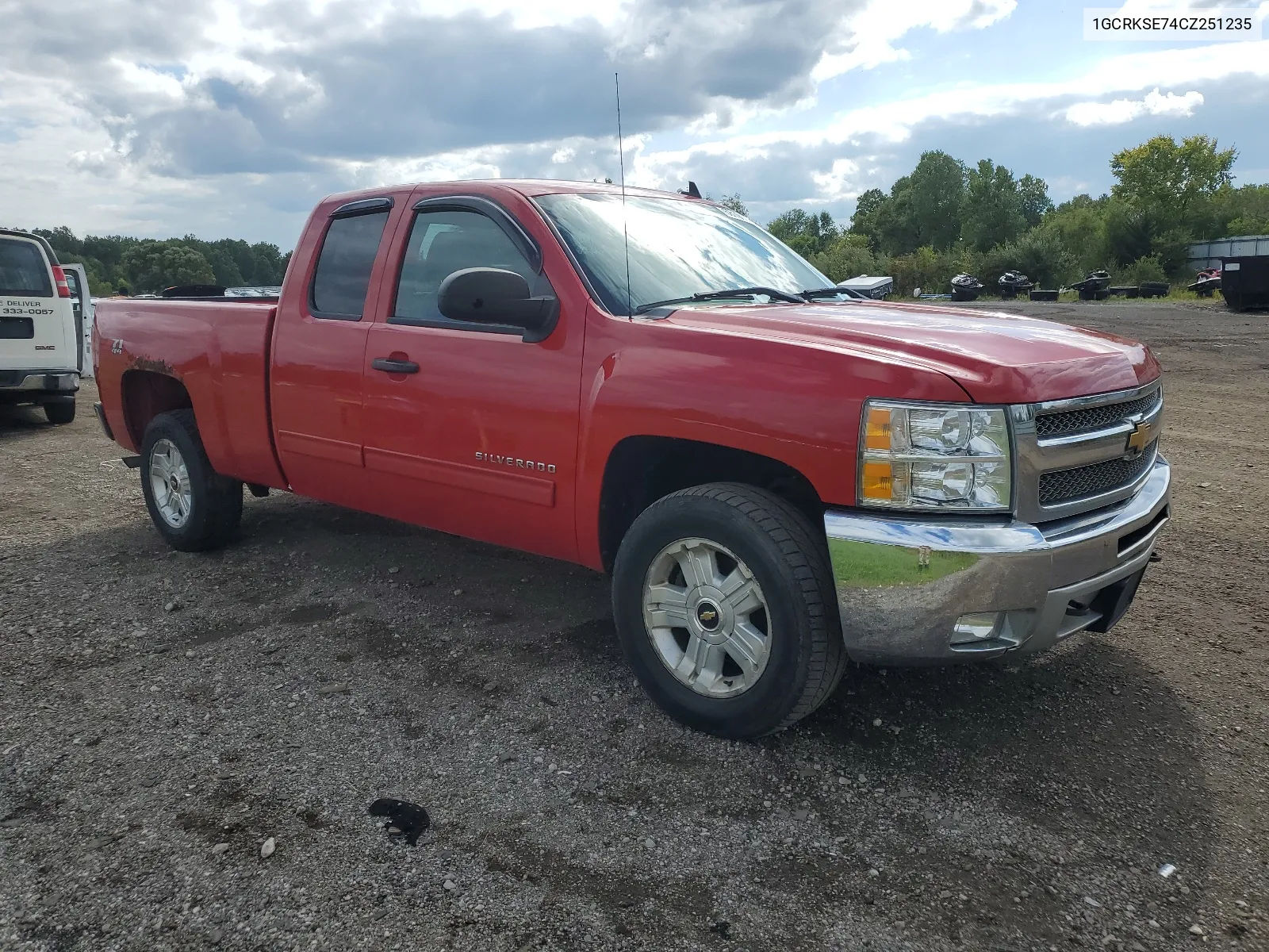 2012 Chevrolet Silverado K1500 Lt VIN: 1GCRKSE74CZ251235 Lot: 68191014