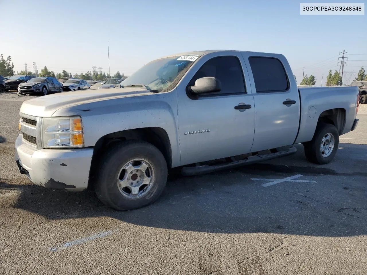 2012 Chevrolet Silverado C1500 VIN: 3GCPCPEA3CG248548 Lot: 68581144