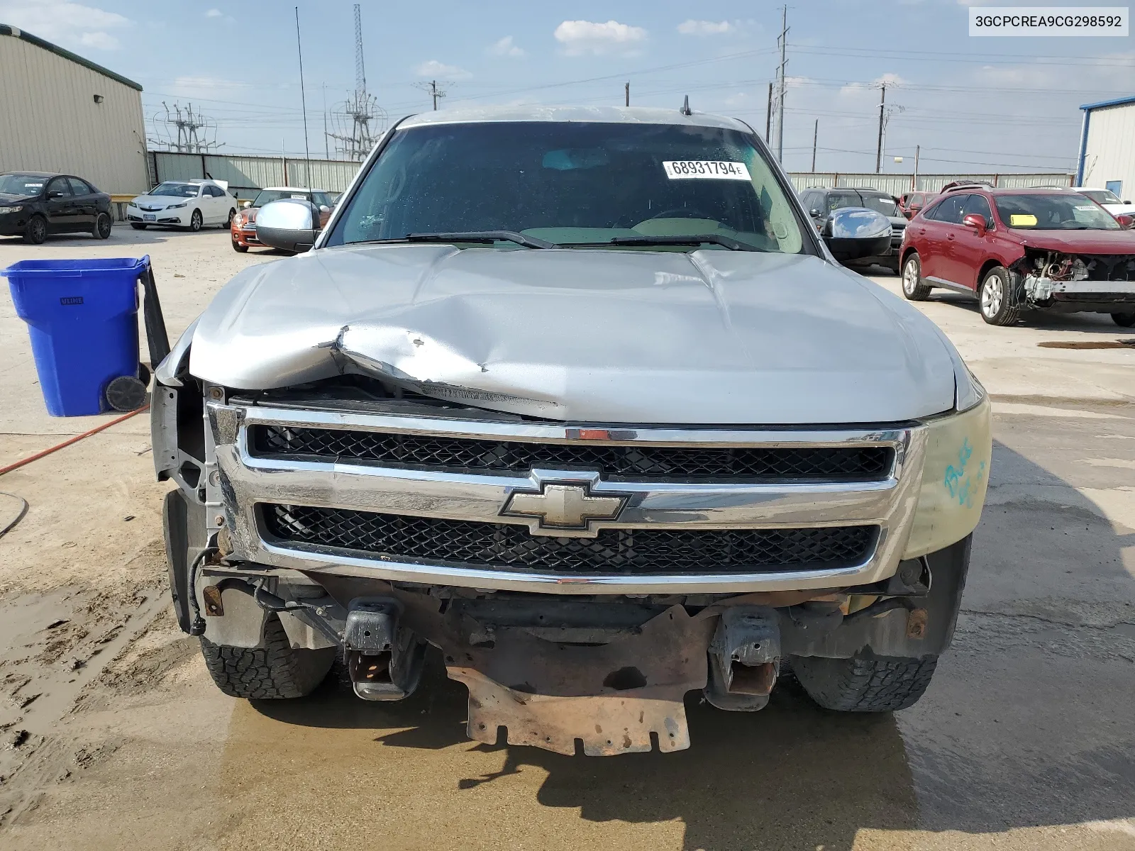 3GCPCREA9CG298592 2012 Chevrolet Silverado C1500 Ls