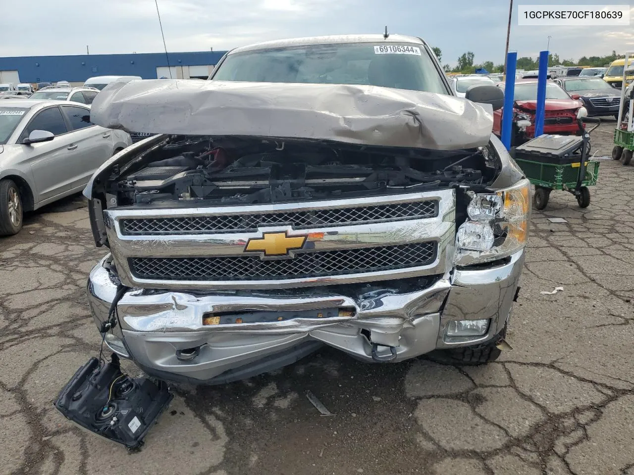 2012 Chevrolet Silverado K1500 Lt VIN: 1GCPKSE70CF180639 Lot: 69106344