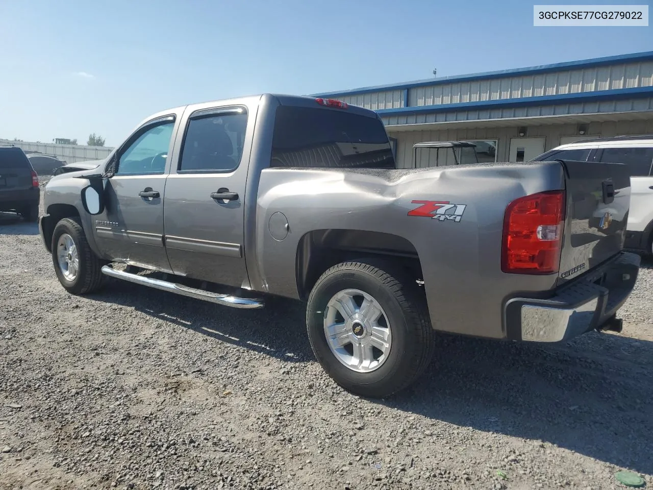 2012 Chevrolet Silverado K1500 Lt VIN: 3GCPKSE77CG279022 Lot: 69182824