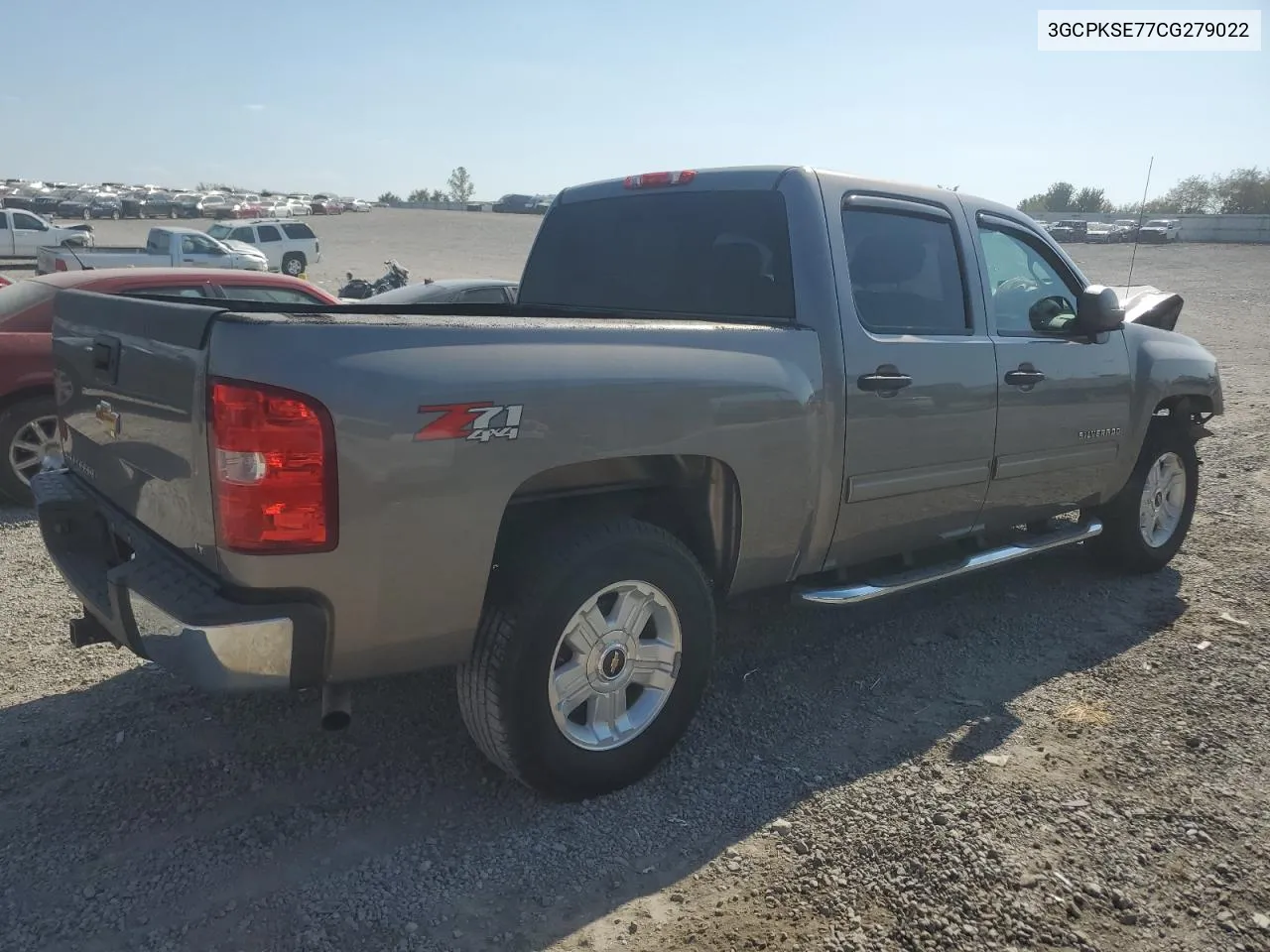 2012 Chevrolet Silverado K1500 Lt VIN: 3GCPKSE77CG279022 Lot: 69182824