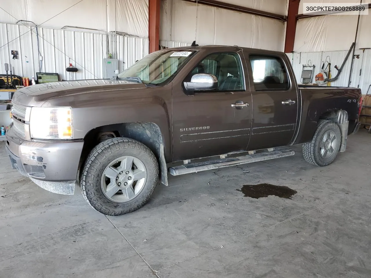 3GCPKTE78CG268889 2012 Chevrolet Silverado K1500 Ltz