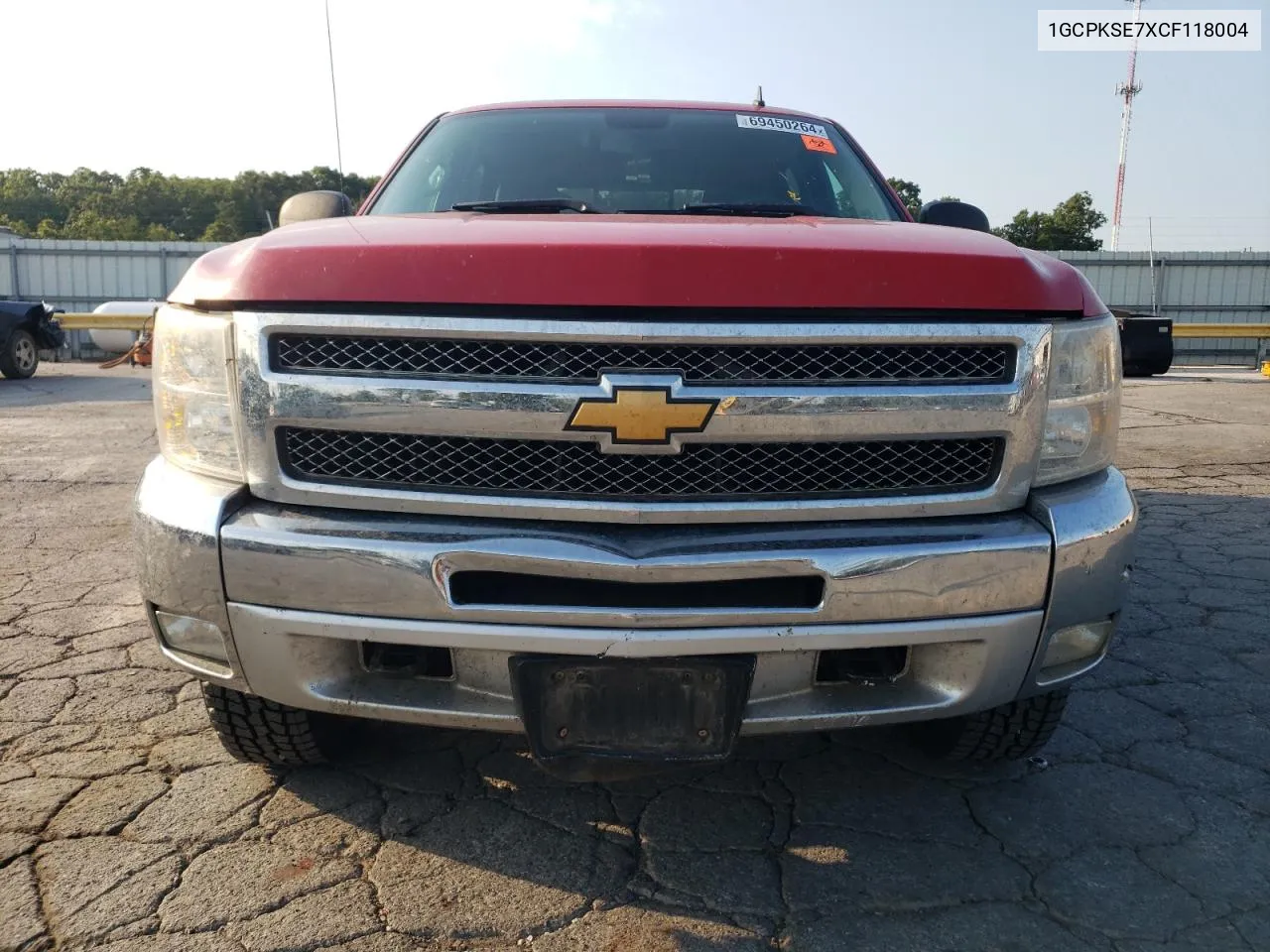 2012 Chevrolet Silverado K1500 Lt VIN: 1GCPKSE7XCF118004 Lot: 69450264