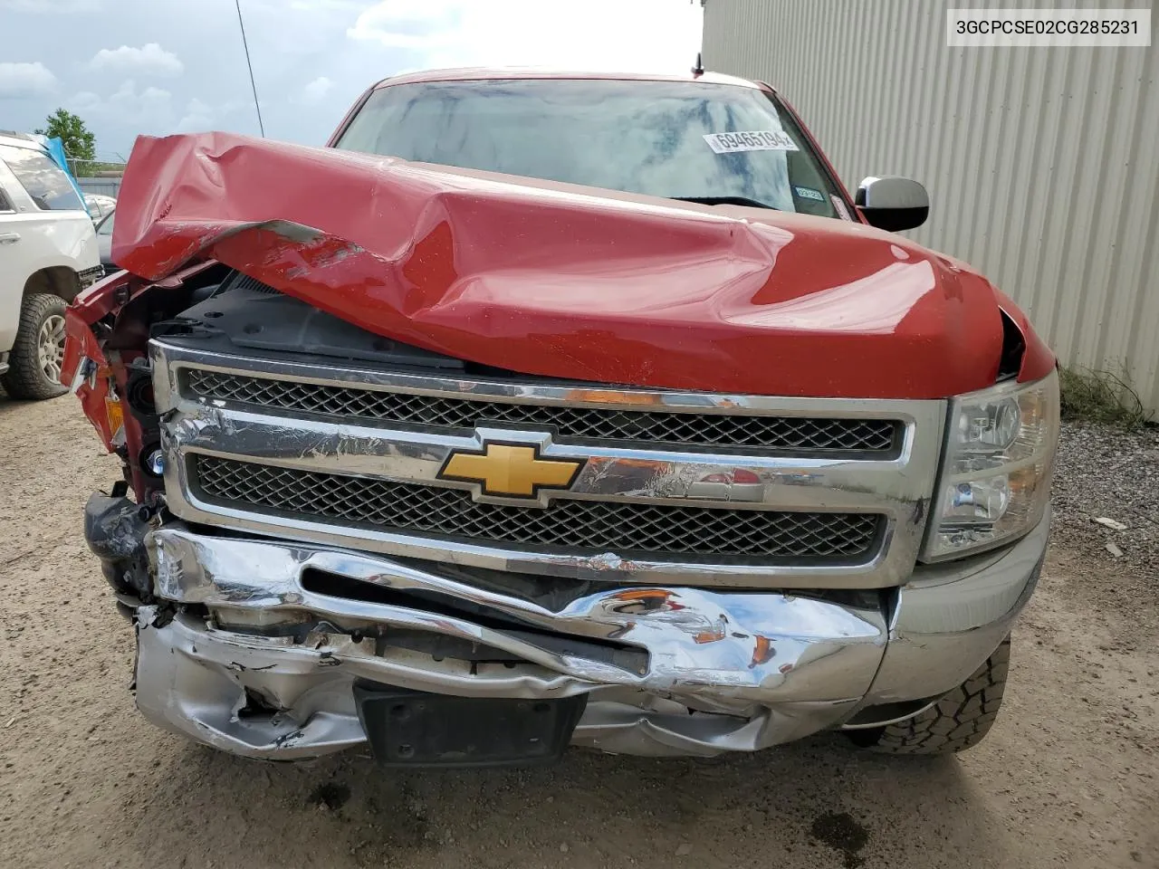 2012 Chevrolet Silverado C1500 Lt VIN: 3GCPCSE02CG285231 Lot: 69465194