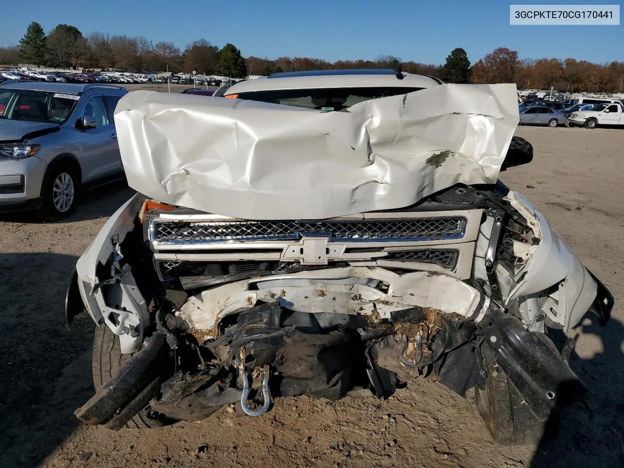 2012 Chevrolet Silverado K1500 Ltz VIN: 3GCPKTE70CG170441 Lot: 70057444