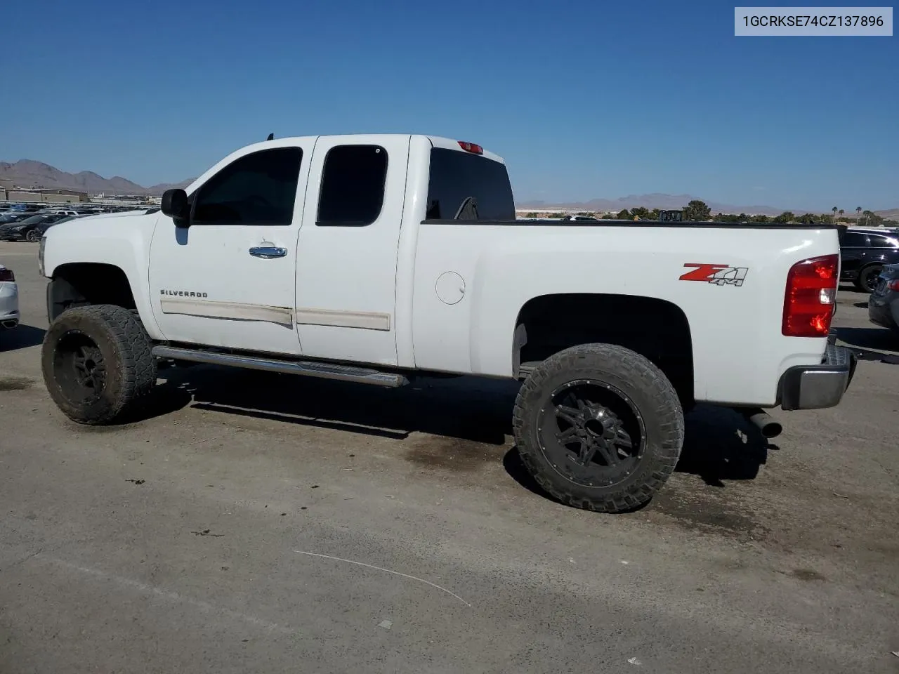 2012 Chevrolet Silverado K1500 Lt VIN: 1GCRKSE74CZ137896 Lot: 70265284