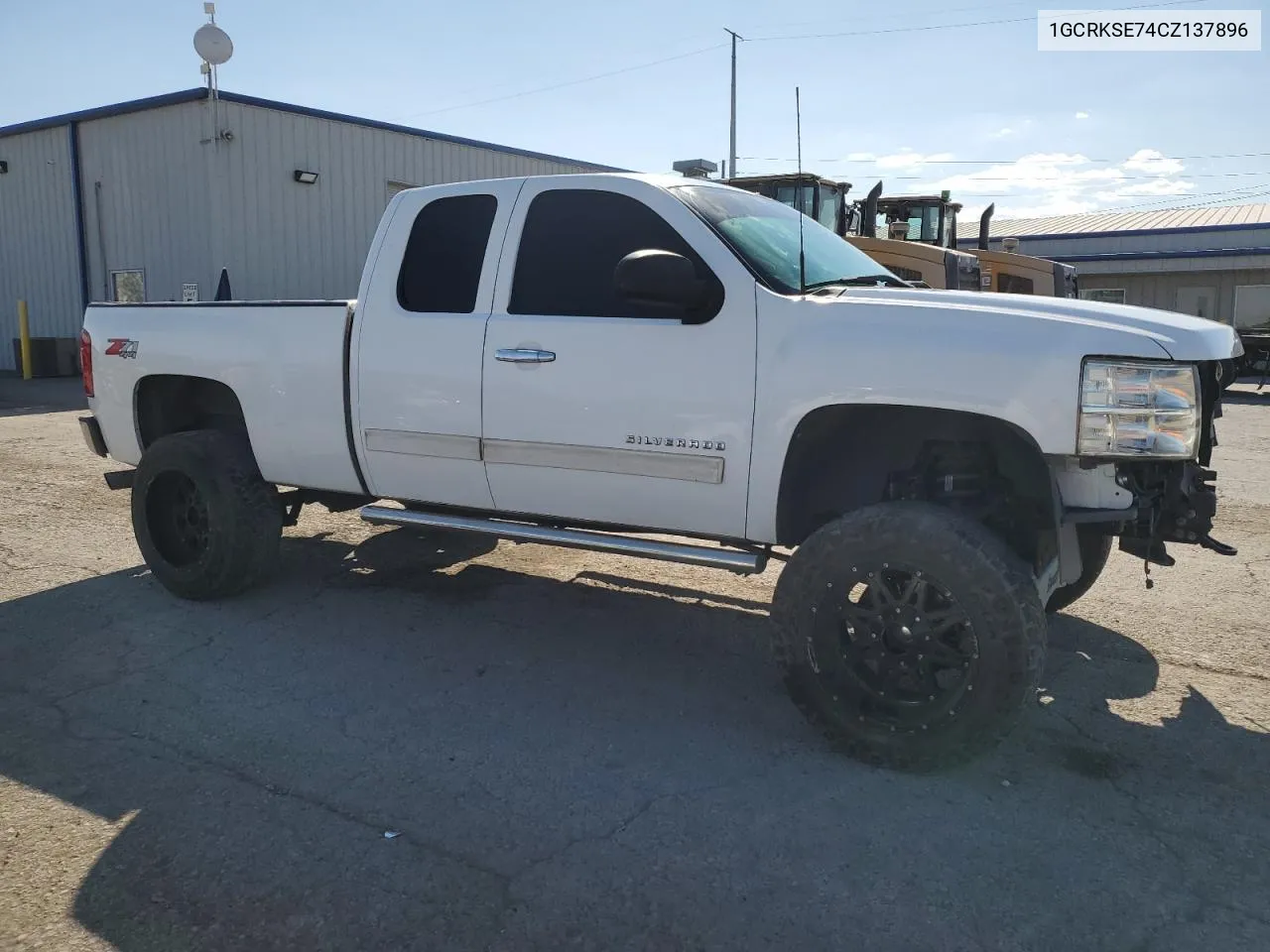 2012 Chevrolet Silverado K1500 Lt VIN: 1GCRKSE74CZ137896 Lot: 70265284