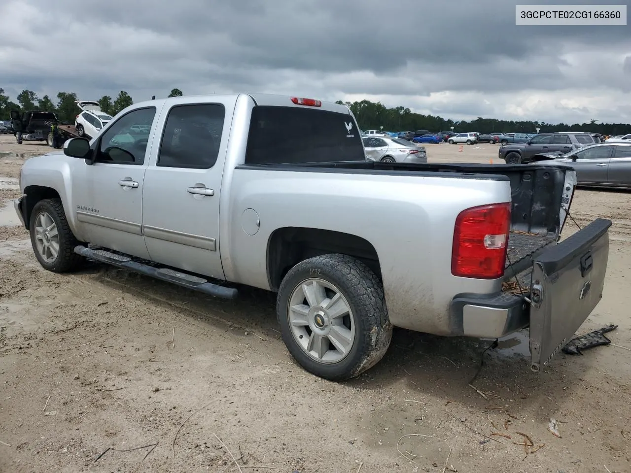 2012 Chevrolet Silverado C1500 Ltz VIN: 3GCPCTE02CG166360 Lot: 70317404