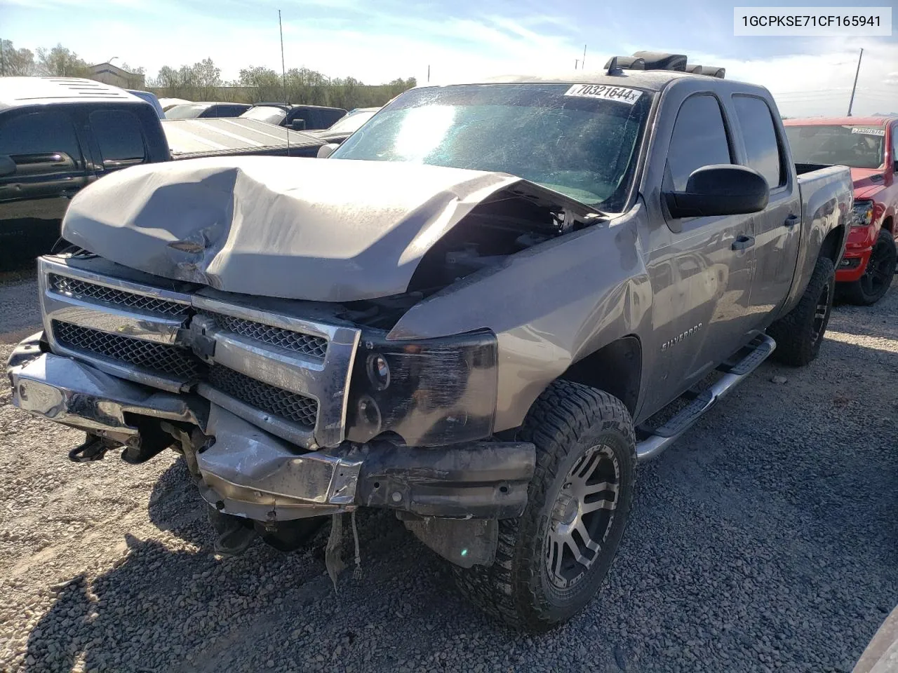 2012 Chevrolet Silverado K1500 Lt VIN: 1GCPKSE71CF165941 Lot: 70321644