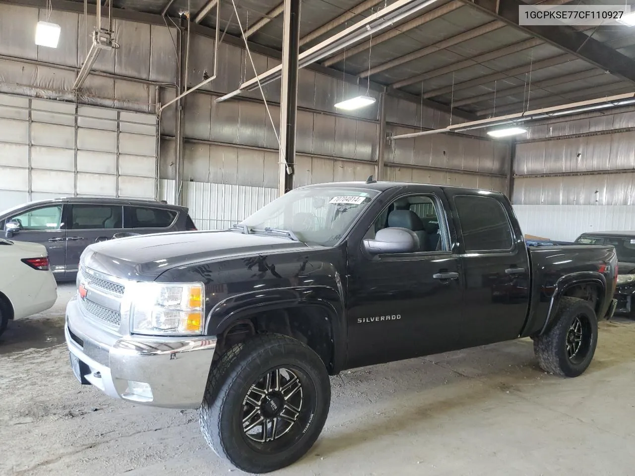 2012 Chevrolet Silverado K1500 Lt VIN: 1GCPKSE77CF110927 Lot: 70704014