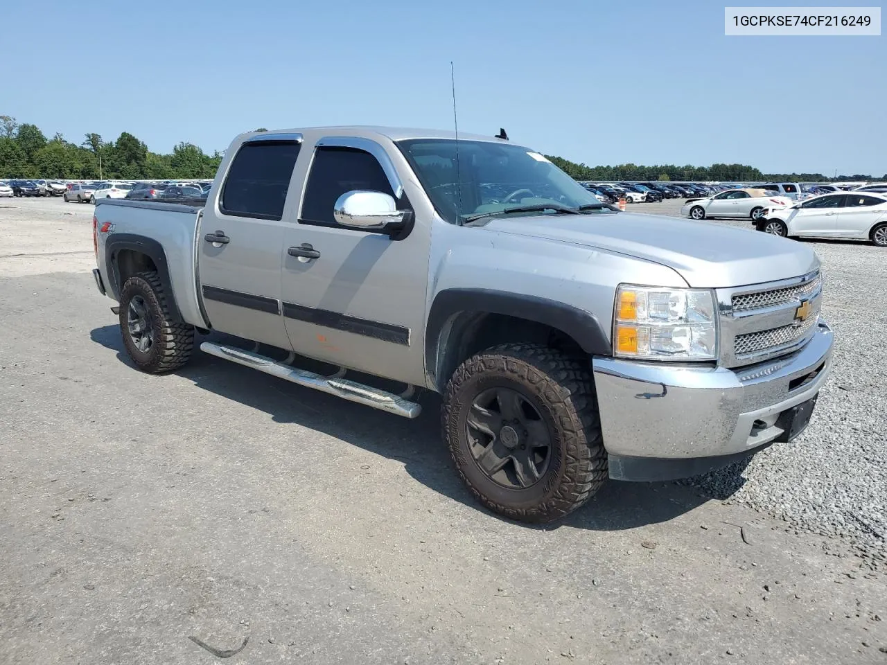 2012 Chevrolet Silverado K1500 Lt VIN: 1GCPKSE74CF216249 Lot: 70717424