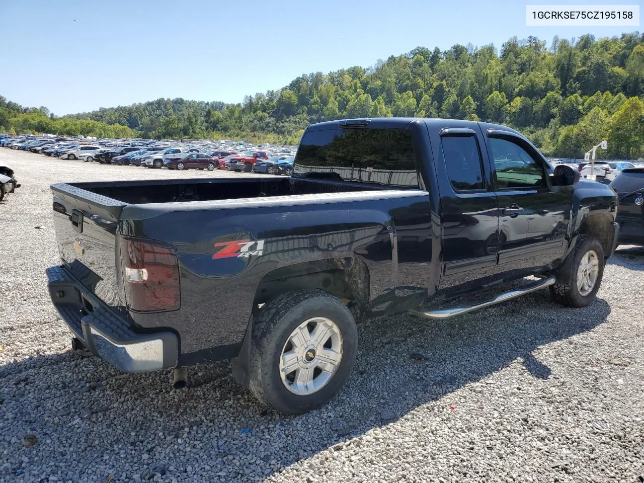 2012 Chevrolet Silverado K1500 Lt VIN: 1GCRKSE75CZ195158 Lot: 70882694