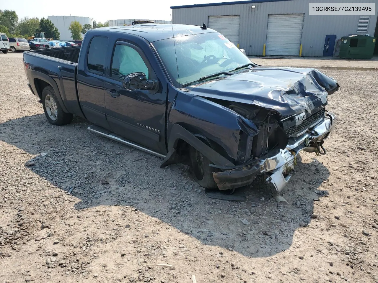 2012 Chevrolet Silverado K1500 Lt VIN: 1GCRKSE77CZ139495 Lot: 70924654