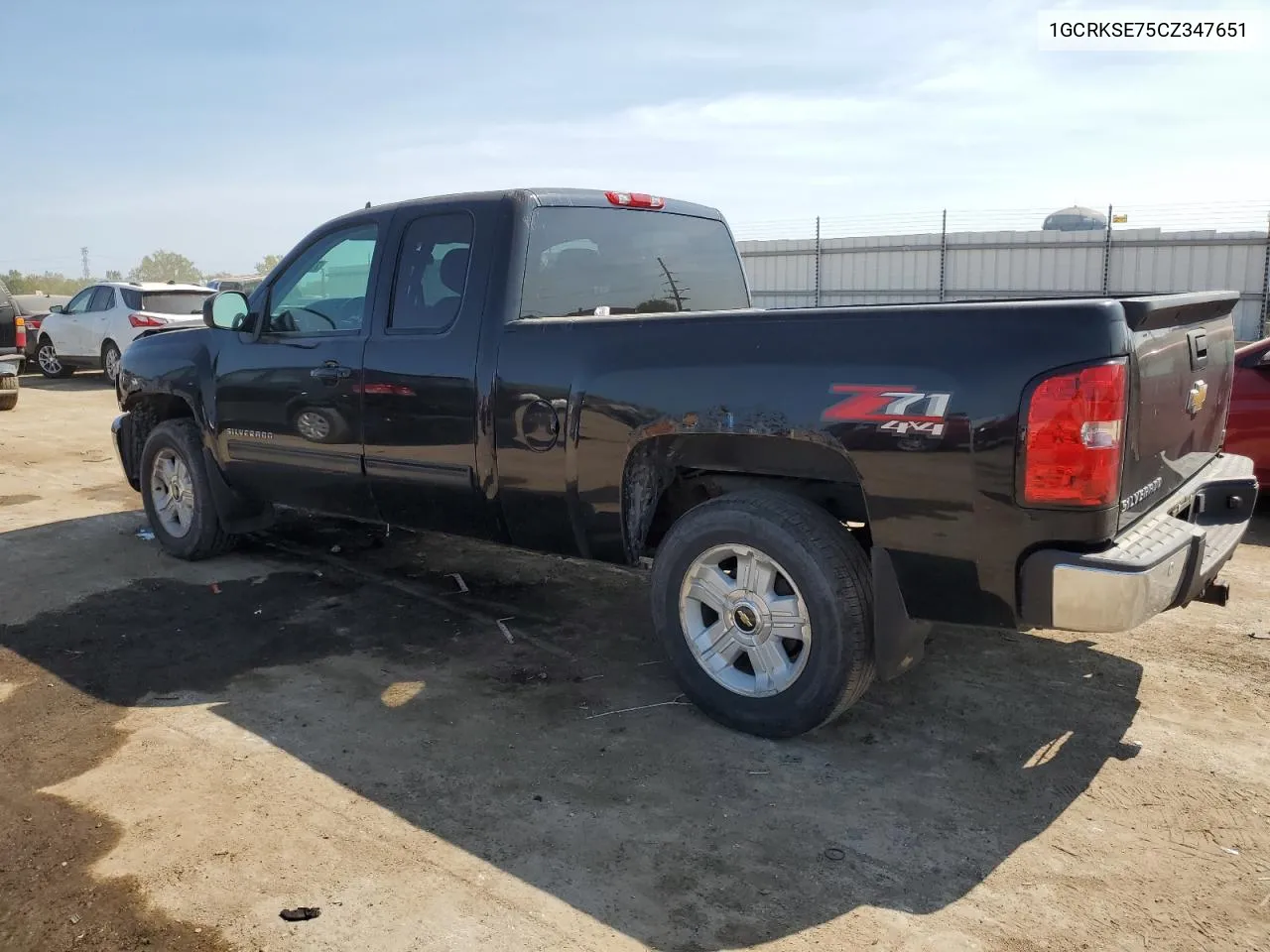 2012 Chevrolet Silverado K1500 Lt VIN: 1GCRKSE75CZ347651 Lot: 71059424